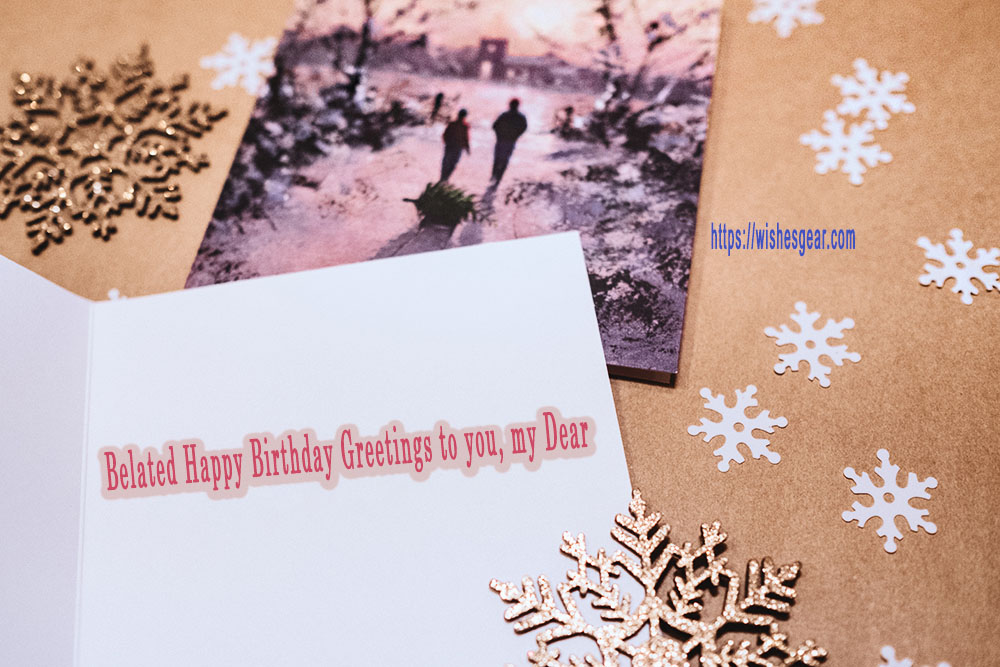 belated birthday wishes images
