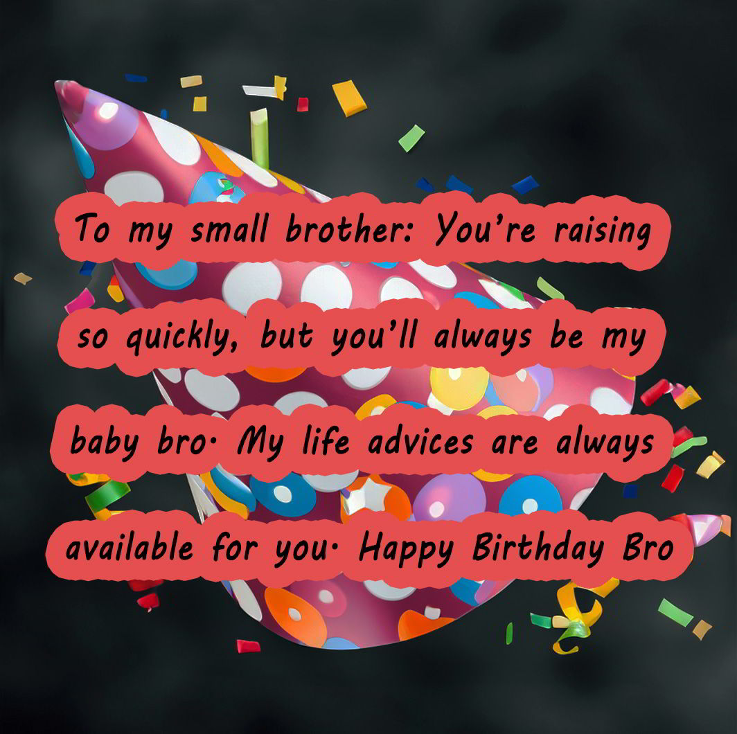 image of happy birthday brother