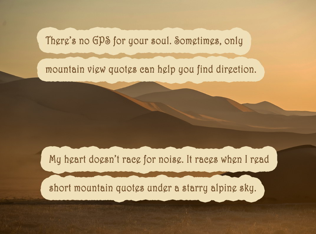 mountain images with quotes
