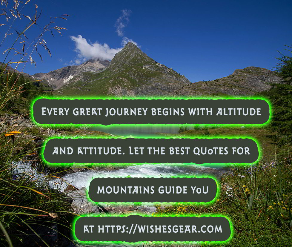 mountain quotes images