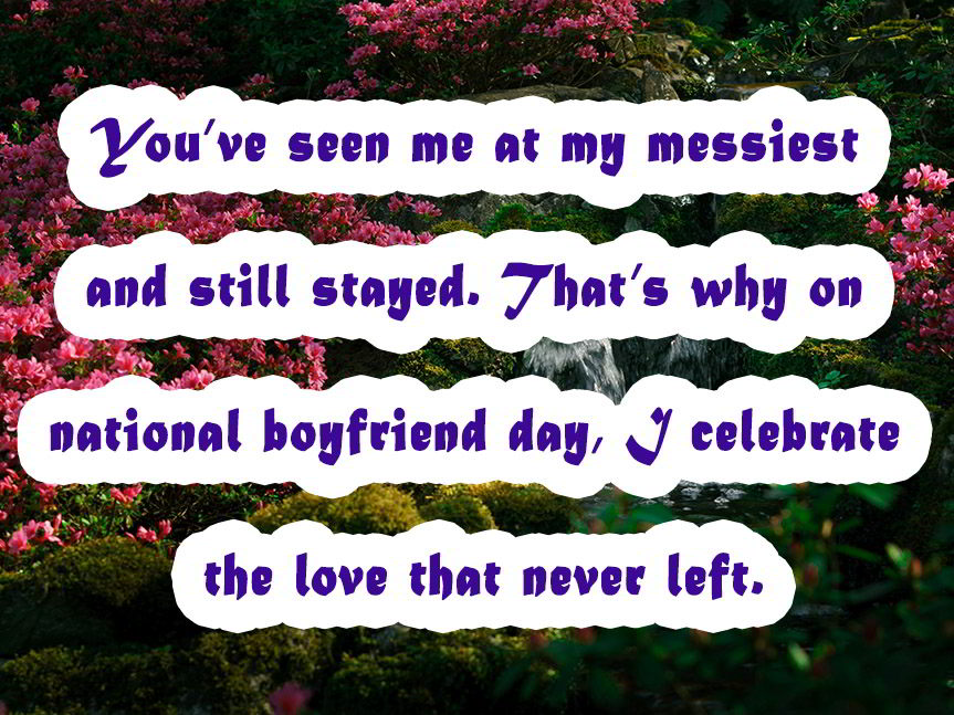 national boyfriend day images